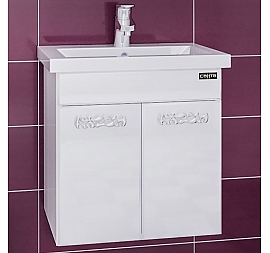 Тумба с умывальником Санта Ливерпуль 700108 50 см подвесная