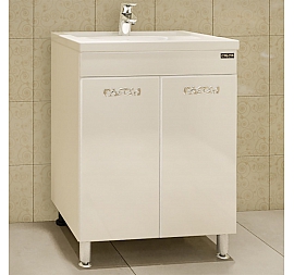 Тумба с умывальником Санта Ливерпуль 700109 60 см напольная