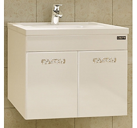 Тумба с умывальником Санта Ливерпуль 700110 60 см подвесная