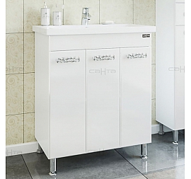 Тумба с умывальником Санта Ливерпуль 700120 70 см напольная