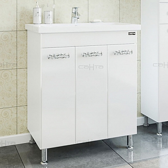 Тумба с умывальником Санта Ливерпуль 700120 70 см напольная