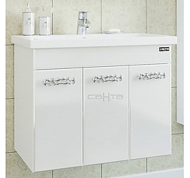 Тумба с умывальником Санта Ливерпуль 700121 70 см подвесная