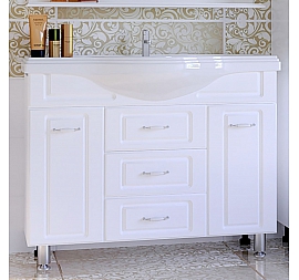 Тумба с умывальником Санта Монарх 700105 105 см