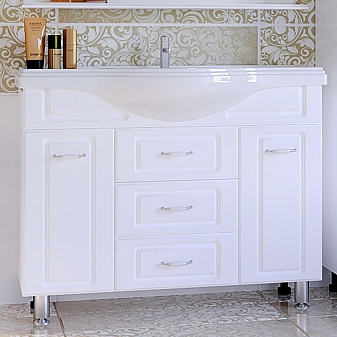 Тумба с умывальником Санта Монарх 700105 105 см