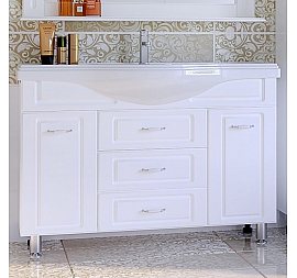 Тумба с умывальником Санта Монарх 700106 120 см