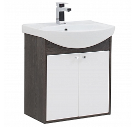Тумба с умывальником Aquanet Грейс 60 см дуб кантенбери/белый