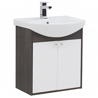 Тумба с умывальником Aquanet Грейс 60 см дуб кантенбери/белый
