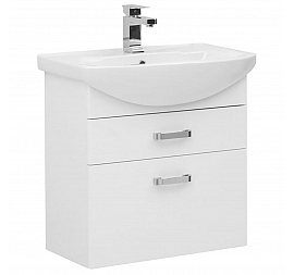 Тумба с умывальником Aquanet Ирис 65 см 2 ящика