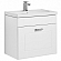Тумба с умывальником Aquanet Рондо 60 см 1 ящик белая