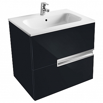 Тумба с умывальником Roca Victoria Nord Black Edition 60 см