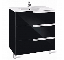 Тумба с умывальником Roca Victoria Nord Black Edition ZRU9302832 60 см
