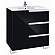 Тумба с умывальником Roca Victoria Nord Black Edition ZRU9302832 60 см