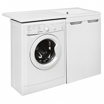 Тумба с умывальником Runo Лира 120 см с левым крылом