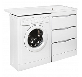 Тумба с умывальником Runo Орион 120 см с левым крылом