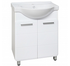 Тумба с умывальником Runo Эрика 70 см