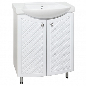 Тумба с умывальником Runo Милано 65 см