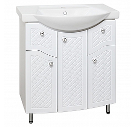 Тумба с умывальником Runo Милано 75 см