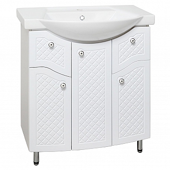 Тумба с умывальником Runo Милано 75 см