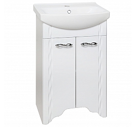 Тумба с умывальником Runo Лотос 50 см