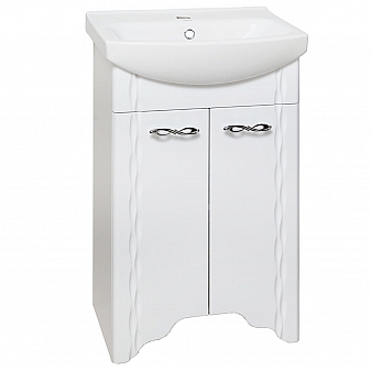 Тумба с умывальником Runo Лотос 50 см