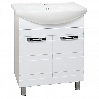 Тумба с умывальником Runo Турин 65 см