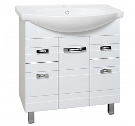 Тумба с умывальником Runo Турин 75 см