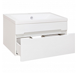 Тумба с умывальником Runo Парма 60 см подвесная