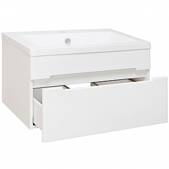 Тумба с умывальником Runo Парма 60 см подвесная