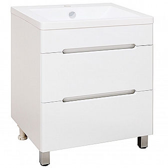 Тумба с умывальником Runo Парма 75 см напольная