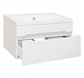 Тумба с умывальником Runo Парма 75 см подвесная