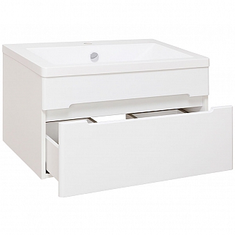 Тумба с умывальником Runo Парма 75 см подвесная