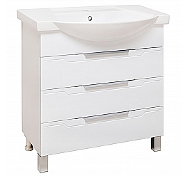 Тумба с умывальником Runo Верона 75 см