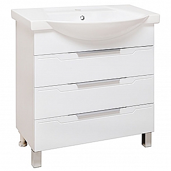 Тумба с умывальником Runo Верона 75 см