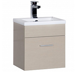 Тумба с умывальником Aquanet Нота 50 см светлый дуб