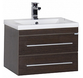 Тумба с умывальником Aquanet Нота 58 см венге