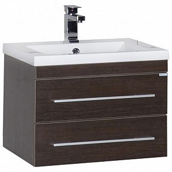 Тумба с умывальником Aquanet Нота 58 см венге
