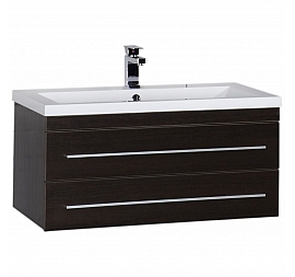 Тумба с умывальником Aquanet Нота 90 см венге