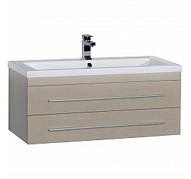 Тумба с умывальником Aquanet Нота 100 см светлый дуб