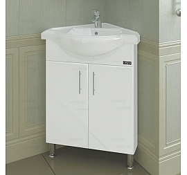 Тумба с умывальником Санта Аврора 216001 65 см угловая