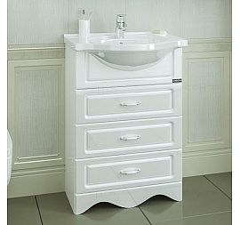 Тумба с умывальником Санта Верона 700116 60 см 3 ящика