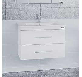 Тумба с умывальником Санта Вегас 226007л 75 см подвесная