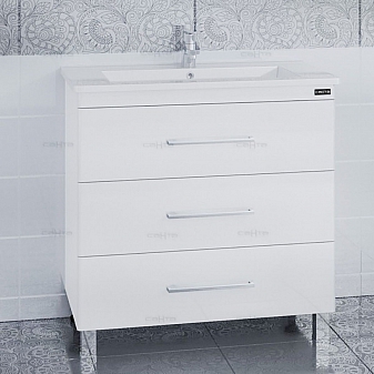 Тумба с умывальником Санта Вегас 226010л 85 см напольная