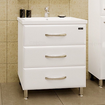 Тумба с умывальником Санта Виктория 700124 70 см напольная