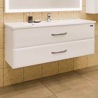 Тумба с умывальником Санта Виктория 120 см подвесная