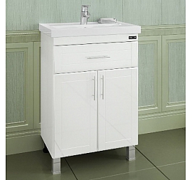 Тумба с умывальником Санта Дублин 223003 60 см с ящиком