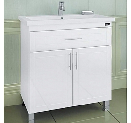 Тумба с умывальником Санта Дублин 223005 80 см с ящиком