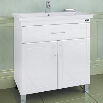 Тумба с умывальником Санта Дублин 223005 80 см с ящиком