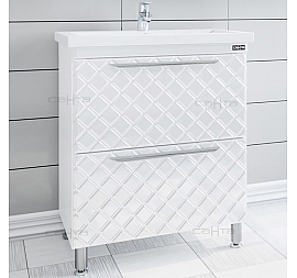 Тумба с умывальником Санта Калипсо 70 см напольная