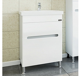 Тумба с умывальником Санта Лондон 224005л 60 см напольная