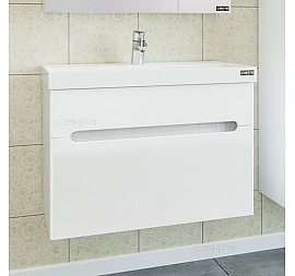 Тумба с умывальником Санта Лондон 224003л 70 см подвесная